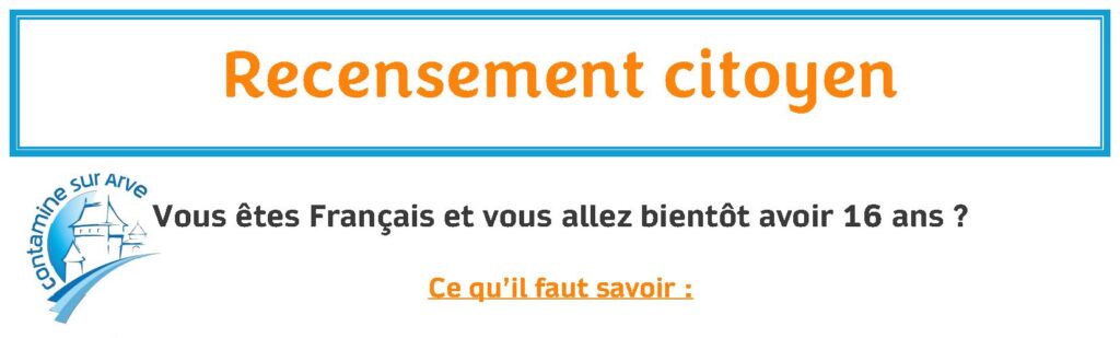 ✅ Le recensement citoyen est obligatoire dès 16 ans, en mairie ou en ligne, pour participer à la JDC et accéder aux examens et concours. 📄