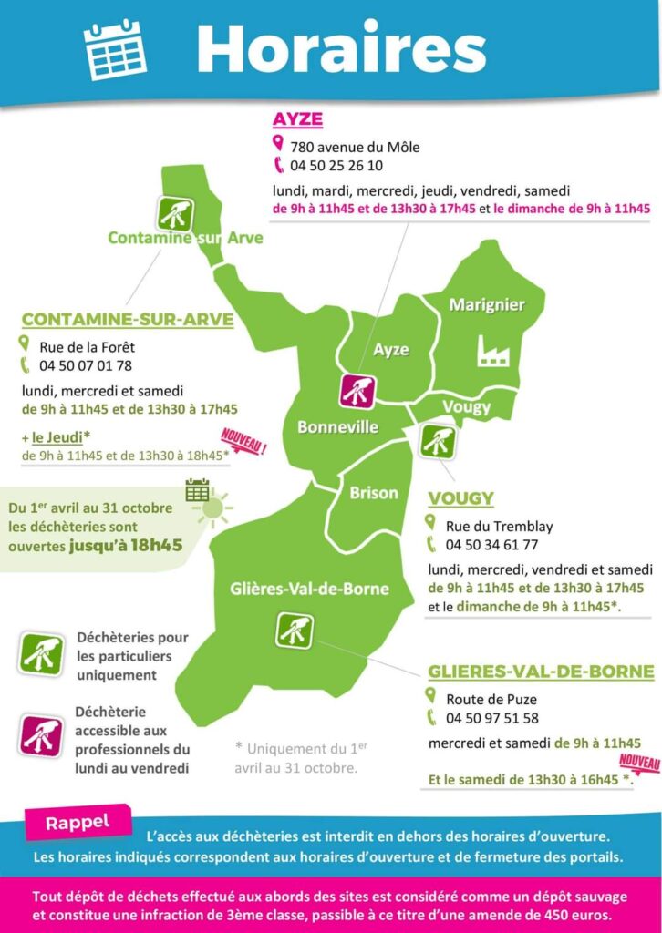 𝗛𝗼𝗿𝗮𝗶𝗿𝗲𝘀 𝗱𝗲 𝗹𝗮 𝗱𝗲́𝗰𝗵𝗲𝘁𝘁𝗲𝗿𝗶𝗲